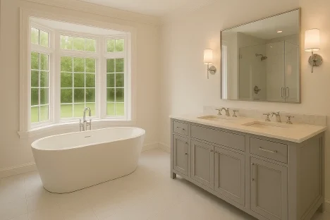 New bathroom windows in Allston, MA